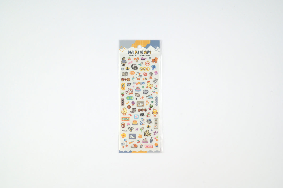 Mind Wave Hapi Hapi Sticker Sheet - Duck