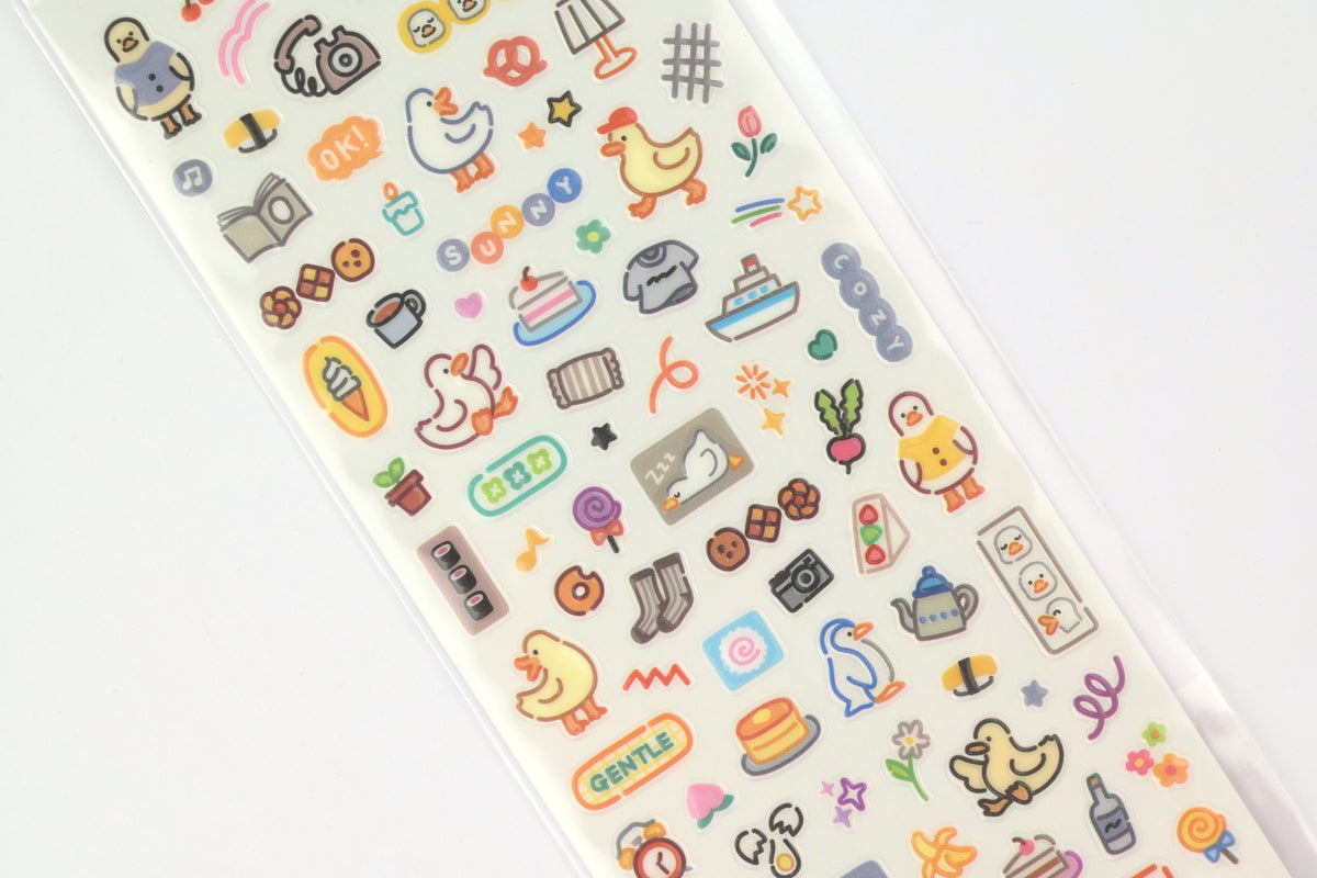 Mind Wave Hapi Hapi Sticker Sheet - Duck