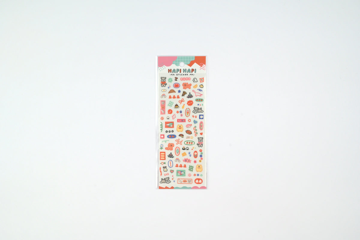 Mind Wave Hapi Hapi Sticker Sheet - Dog