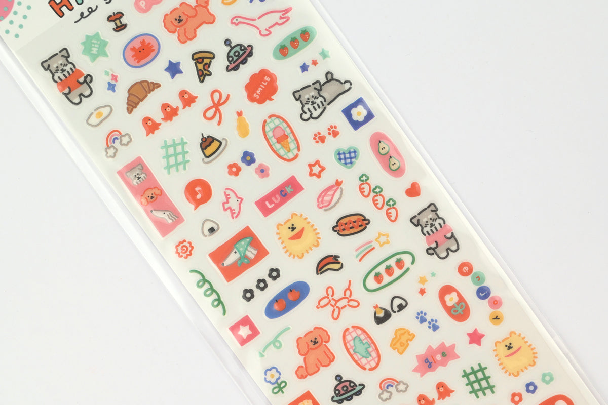 Mind Wave Hapi Hapi Sticker Sheet - Dog