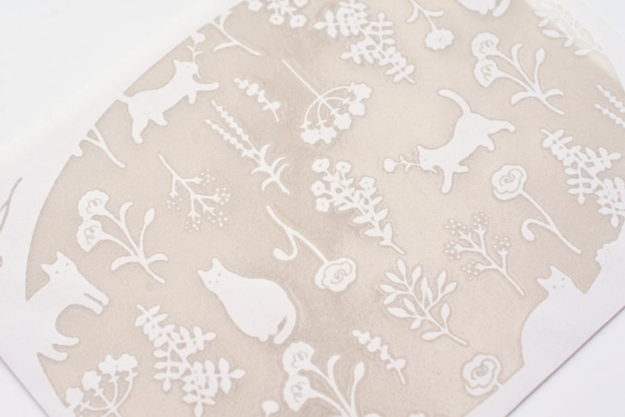 Midori Watermark Letter Set - Cat