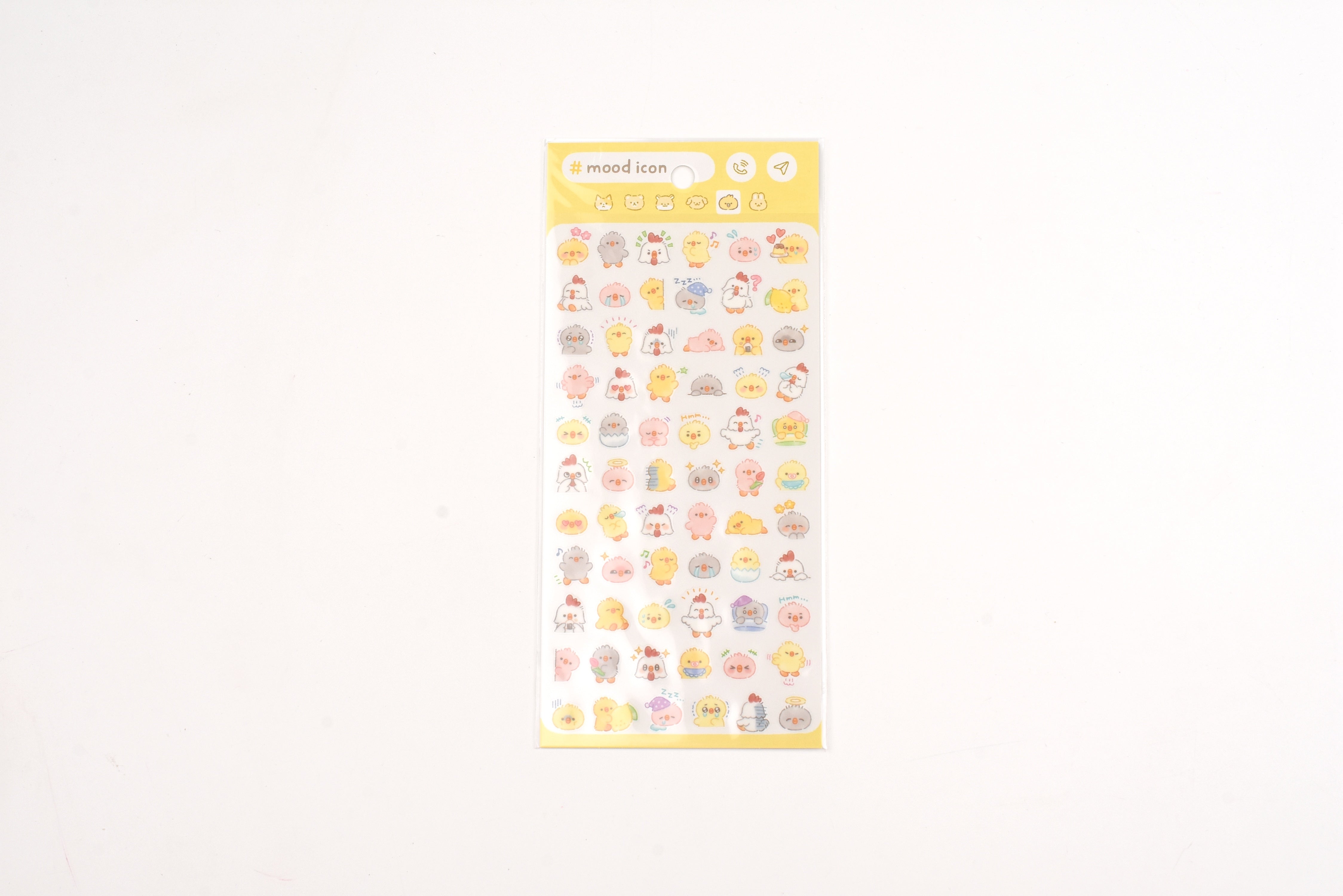 Mind Wave Sticker Sheet - Mood Icon - Chick