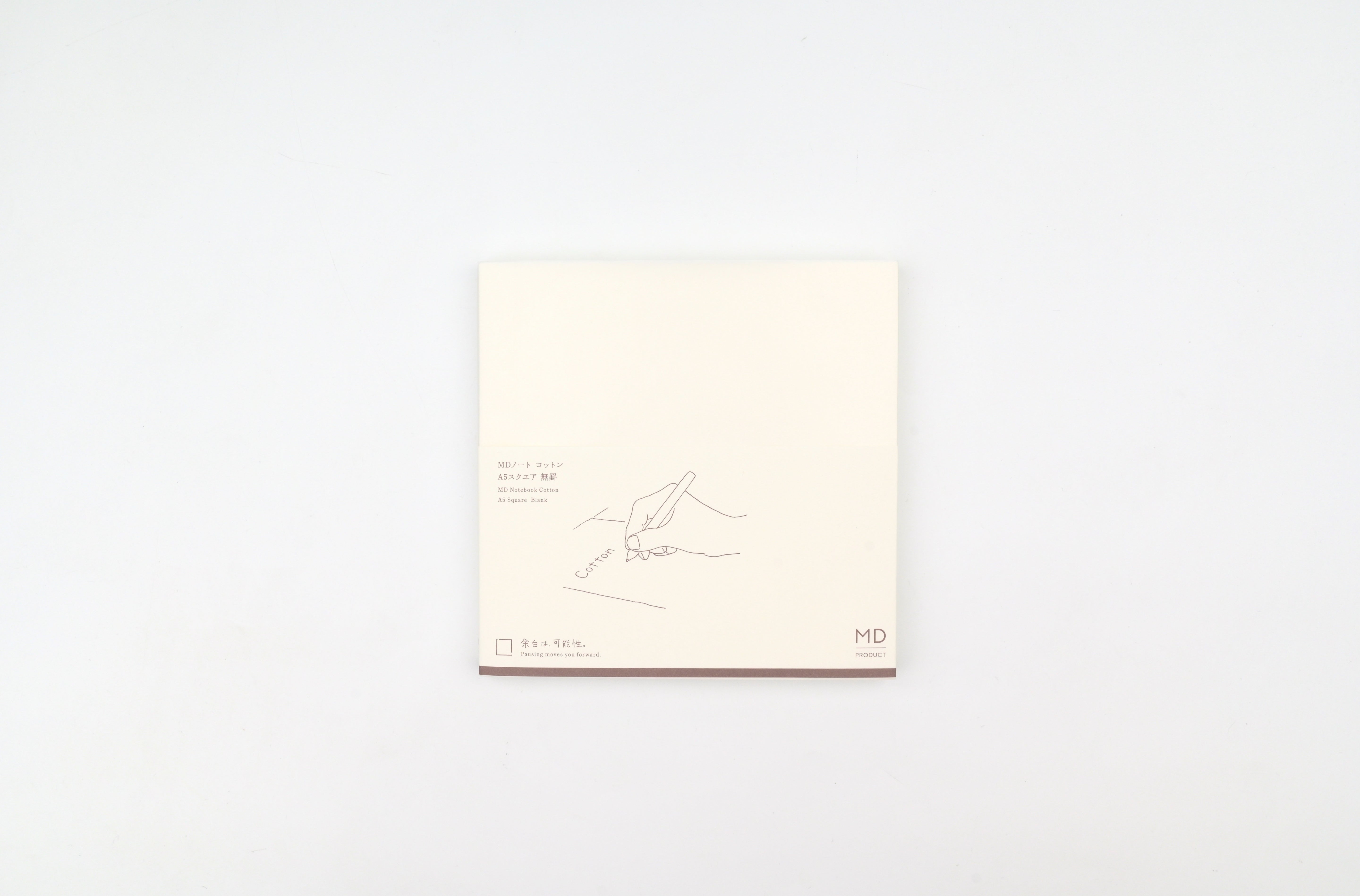 MD Notebook - A5 Square - Cotton Blank