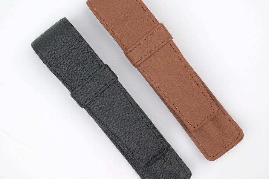 Slip-On OSL Leather Pen Case - Single
