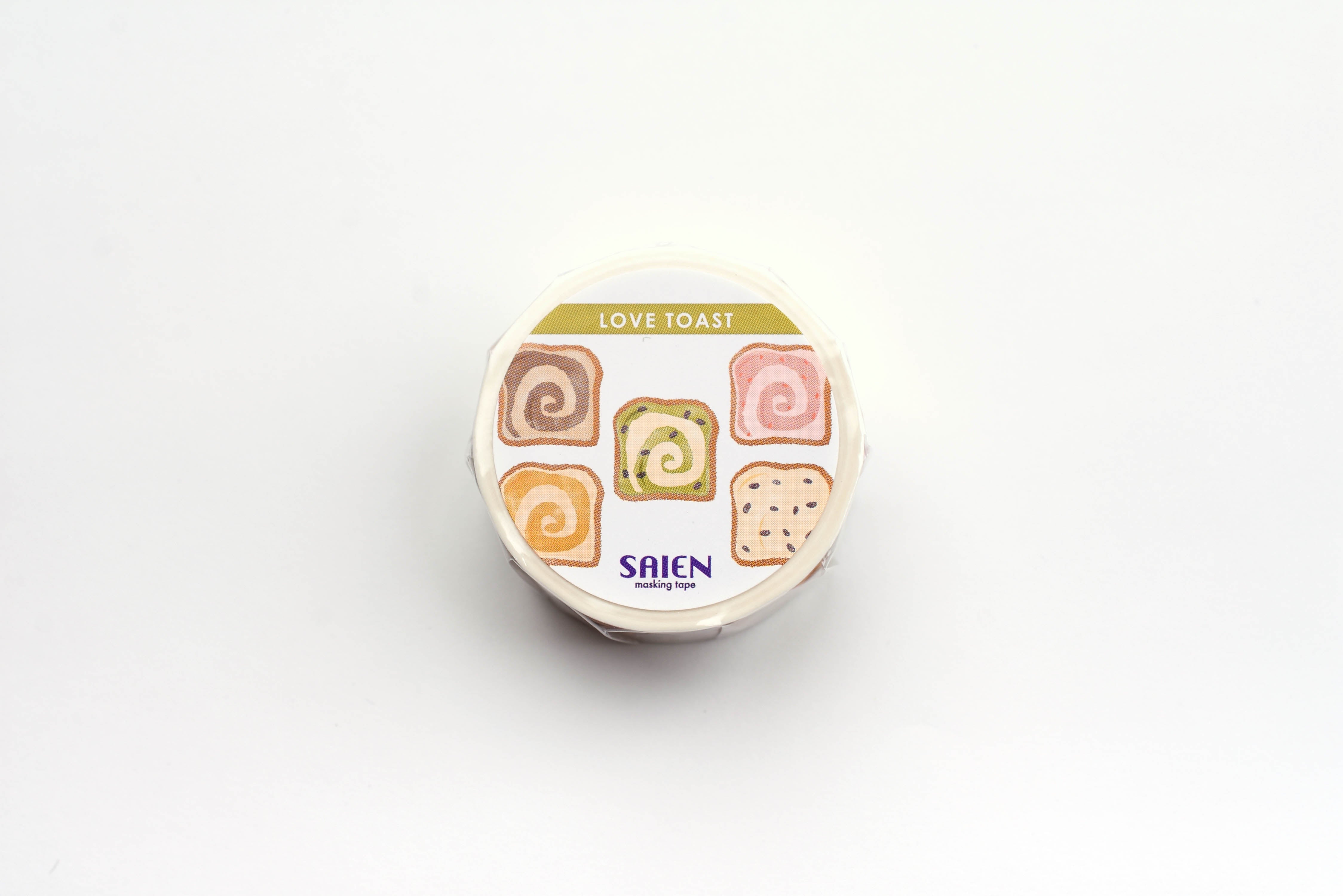 Saien Love Toast Washi Tape - Marble