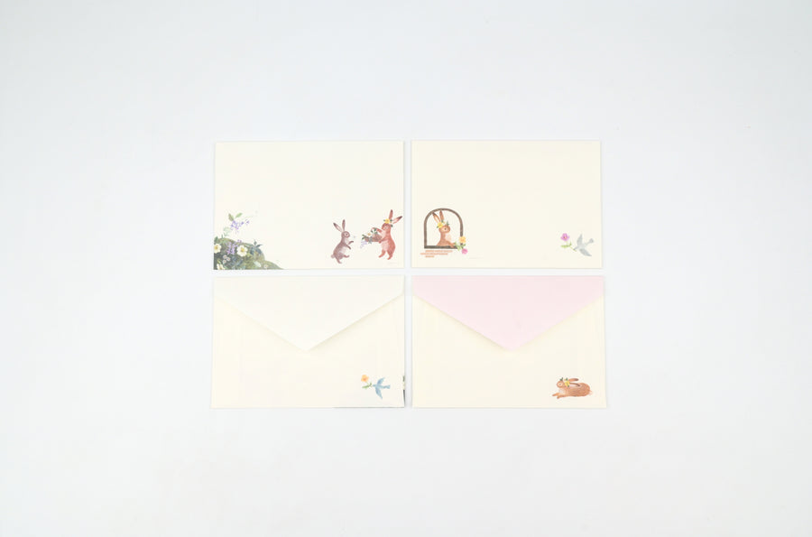 NB Envelopes - Ressa - A Rabbit with a Floral Ornament