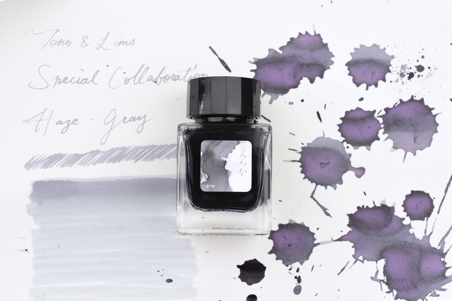 Tono & Lims Ink Bottle - Special Collaboration - Haze(えんか) Gray - 30ml