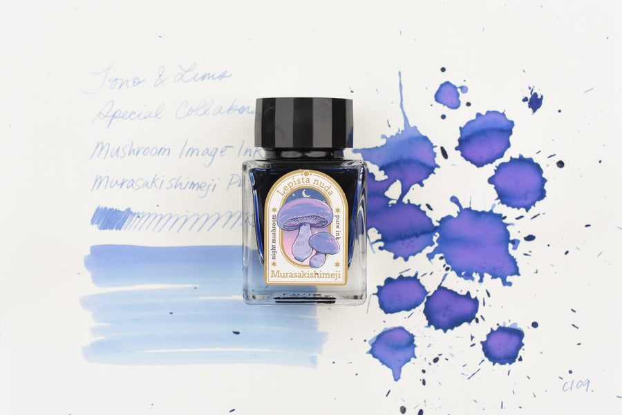 Tono & Lims Ink Bottle - Special Collaboration - mushroom image ink murasakishimeji pure - 30ml