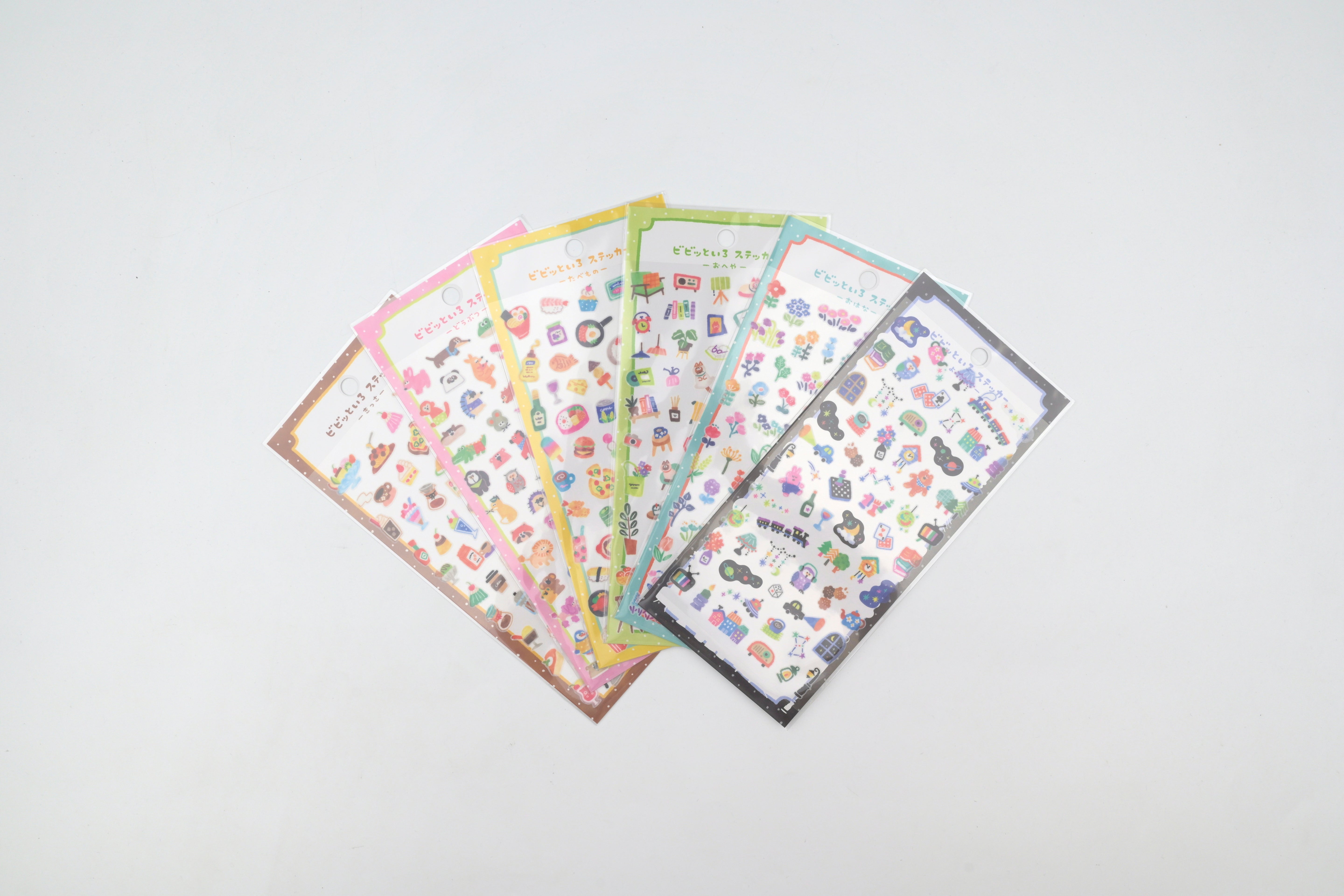 Mind Wave Sticker Sheet - Vivid Color