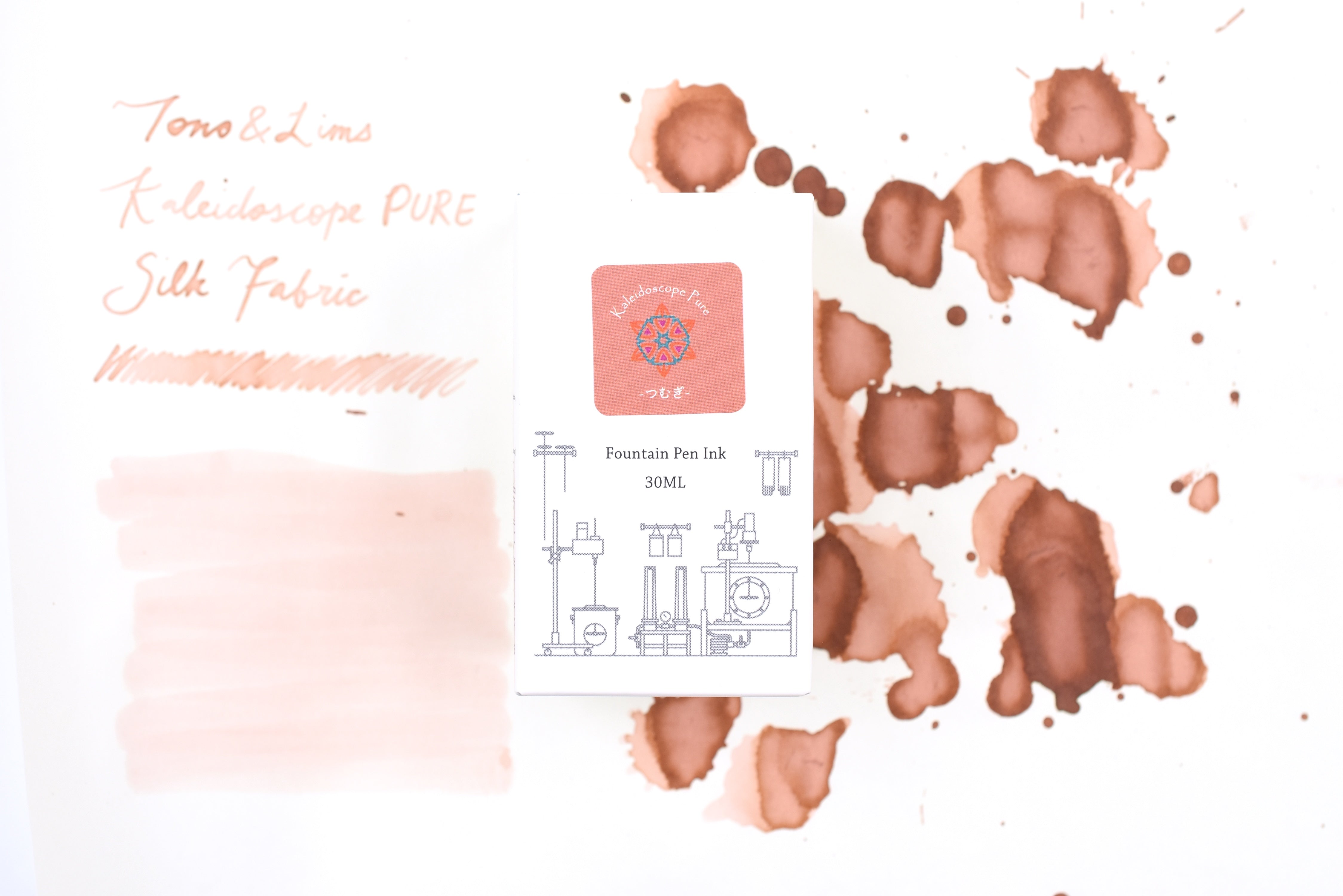 Tono & Lims Ink Bottle - Kaleidoscope Pure - つむぎ(Silk Fabric) - 30ml