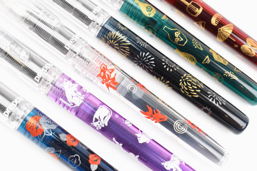 Platinum Preppy Fountain Pen - 和Wa Modern Maki-e - Edo-Monogatari - Third Limited Edition
