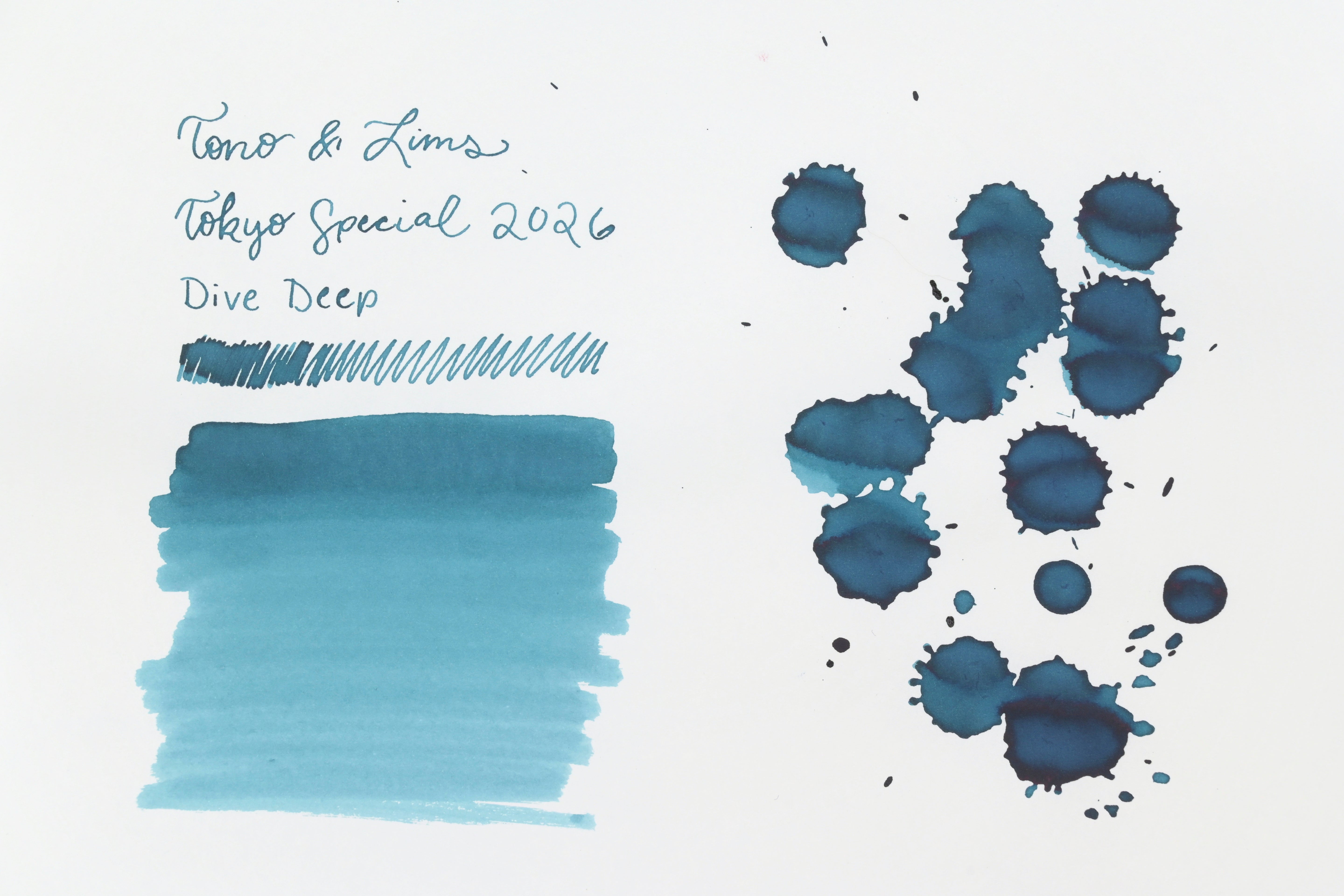 Tono & Lims Ink Bottle - Tokyo Special 2026 - Dive Deep - 30ml