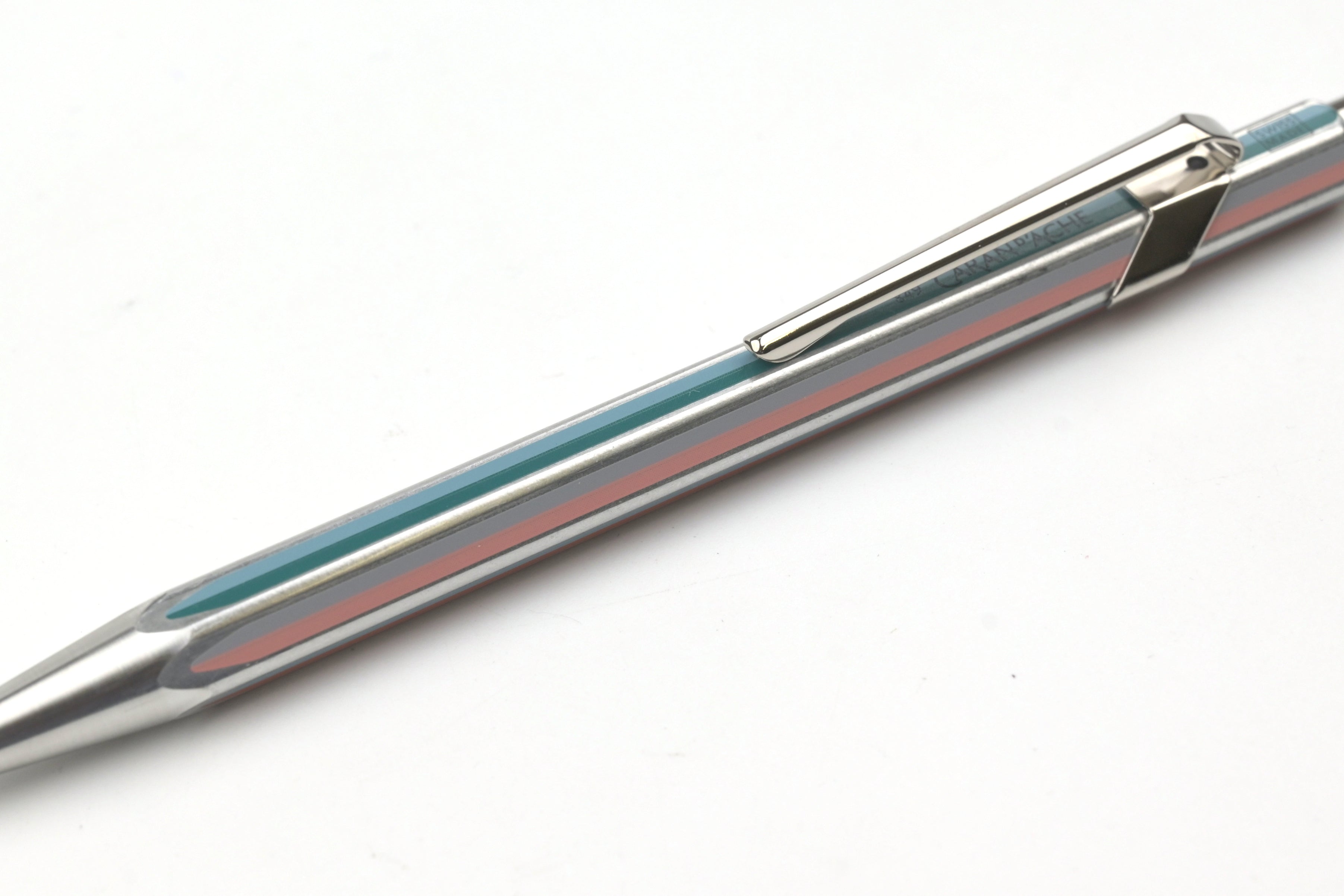 Caran d'Ache x Paul Smith 849 Ballpoint Pen - Silver - 5th Edition
