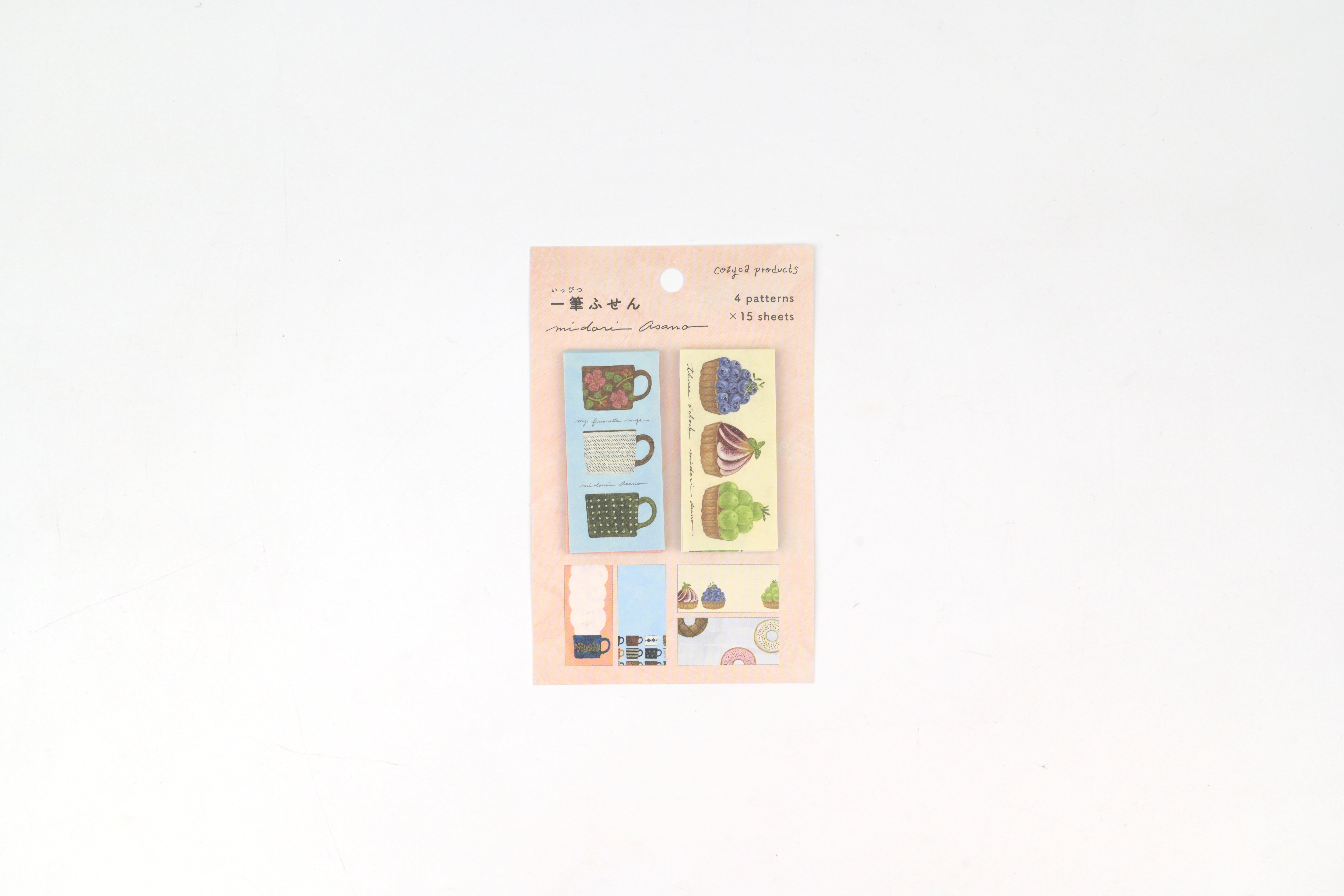 Cozyca - Midori Asano One-Line Sticky Notes
