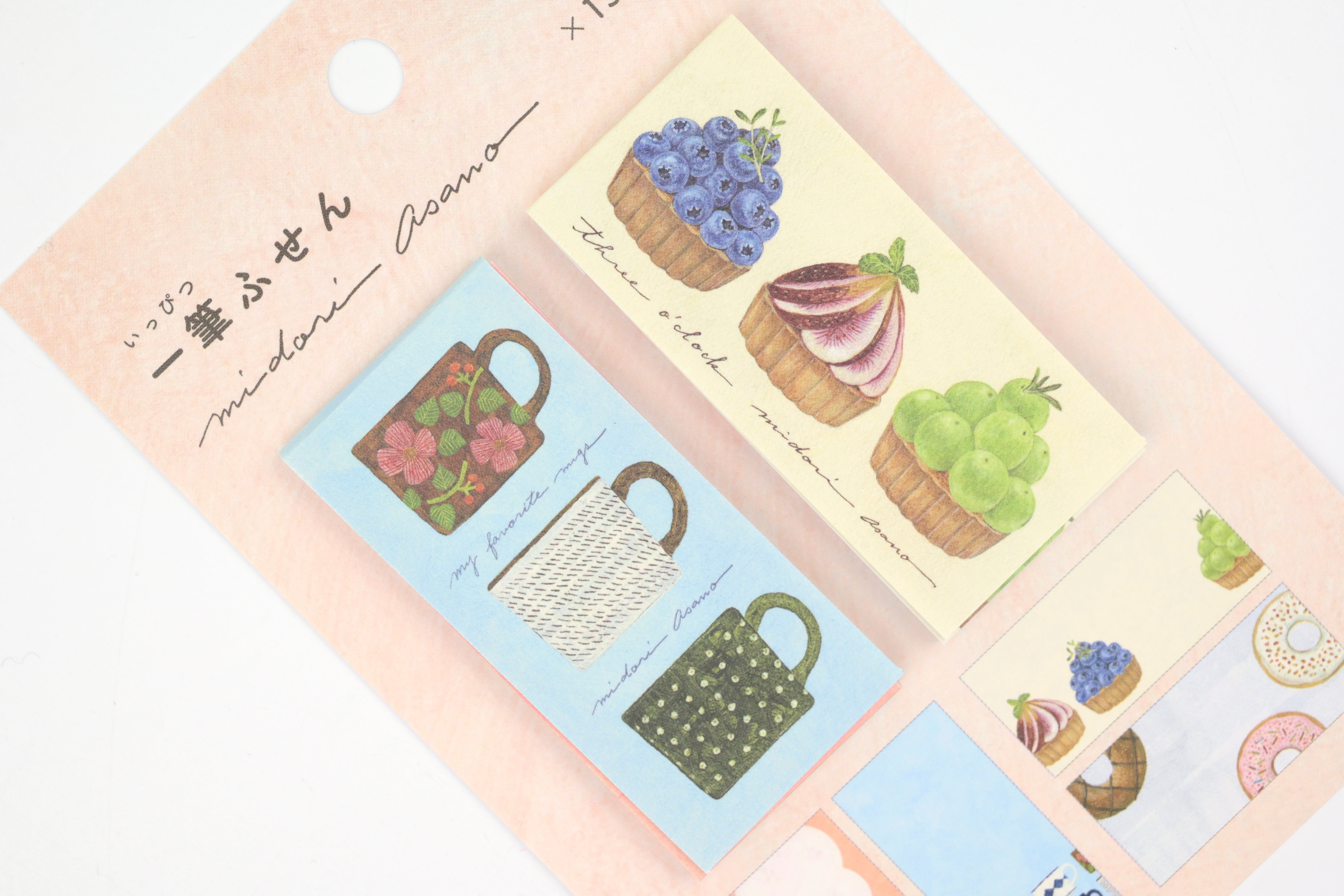 Cozyca - Midori Asano One-Line Sticky Notes