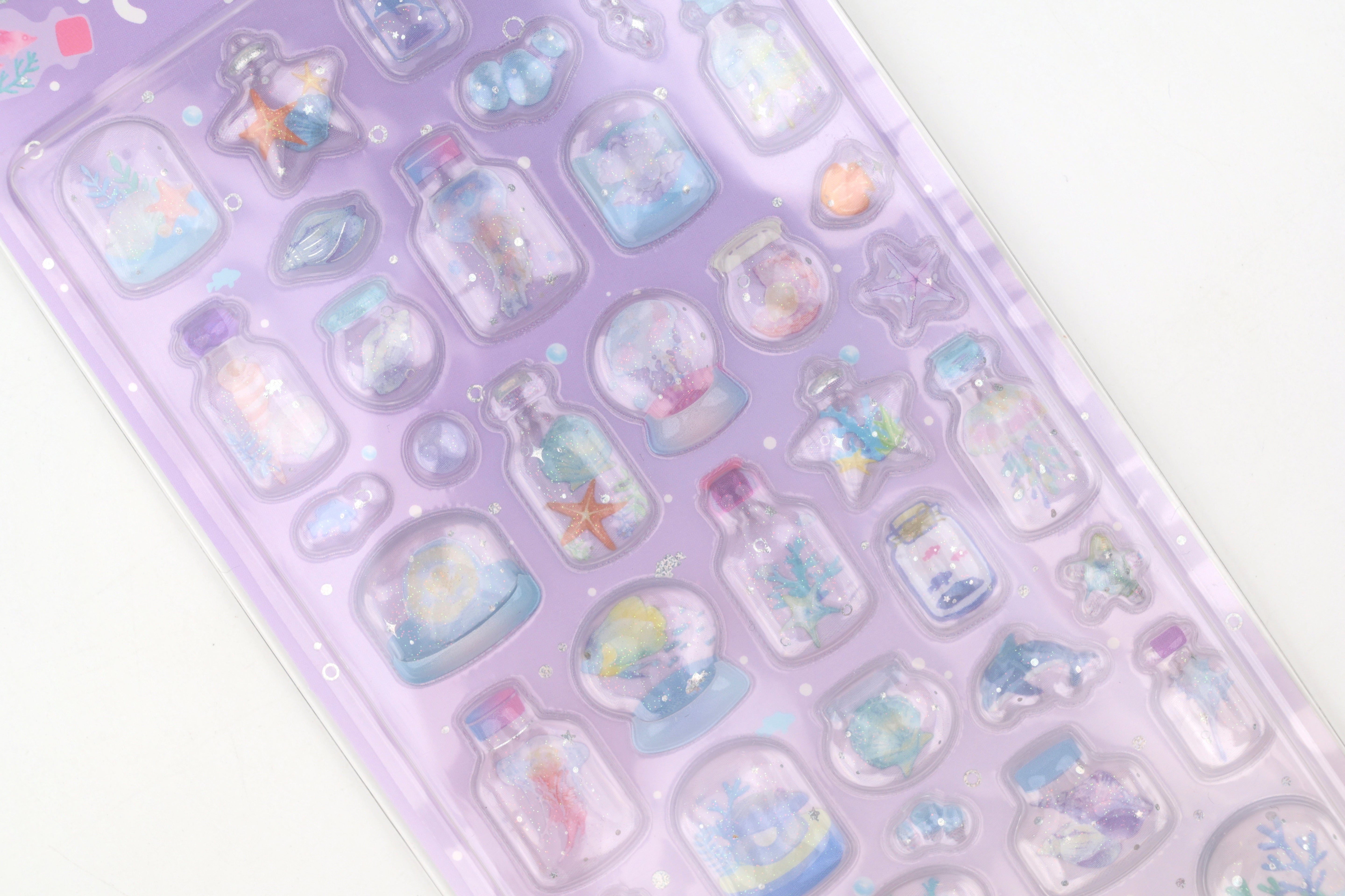 BGM 3D Sticker Sheet - Kyururun - 2026 Summer Limited - Sea Fragments