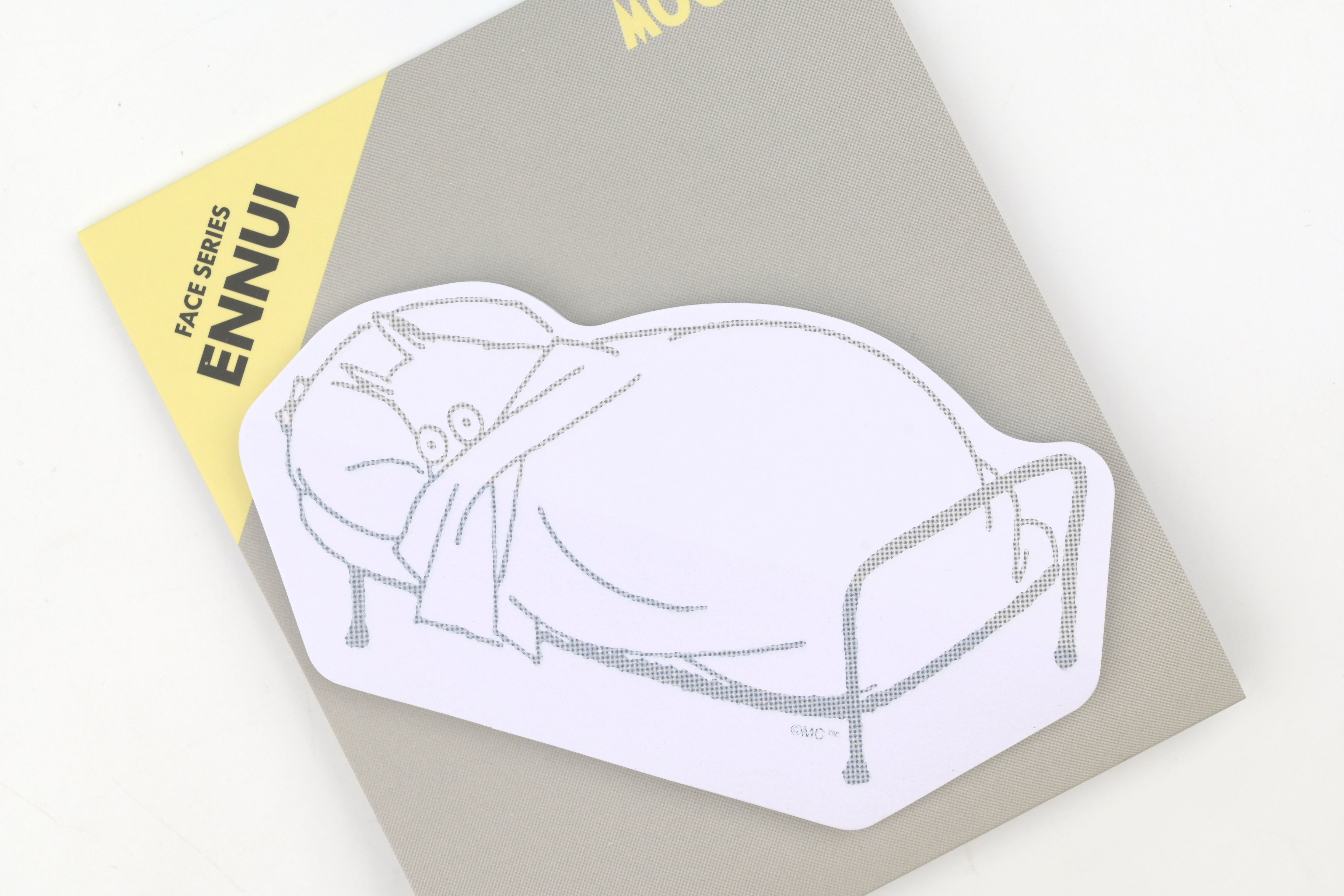 WORLD CRAFT Standing Sticky Notes - Moomin Face - Ennui