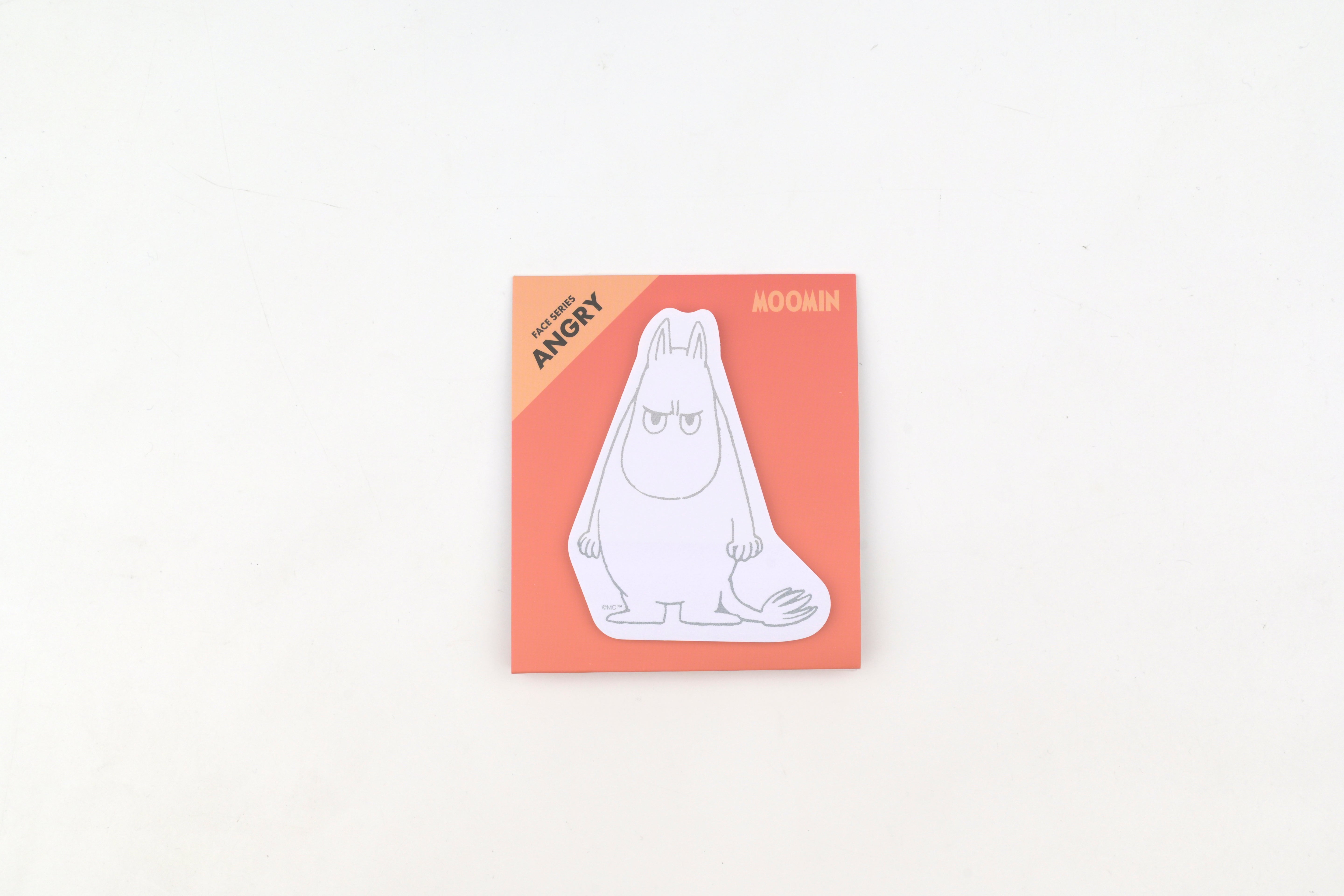 WORLD CRAFT Standing Sticky Notes - Moomin Face - Angry