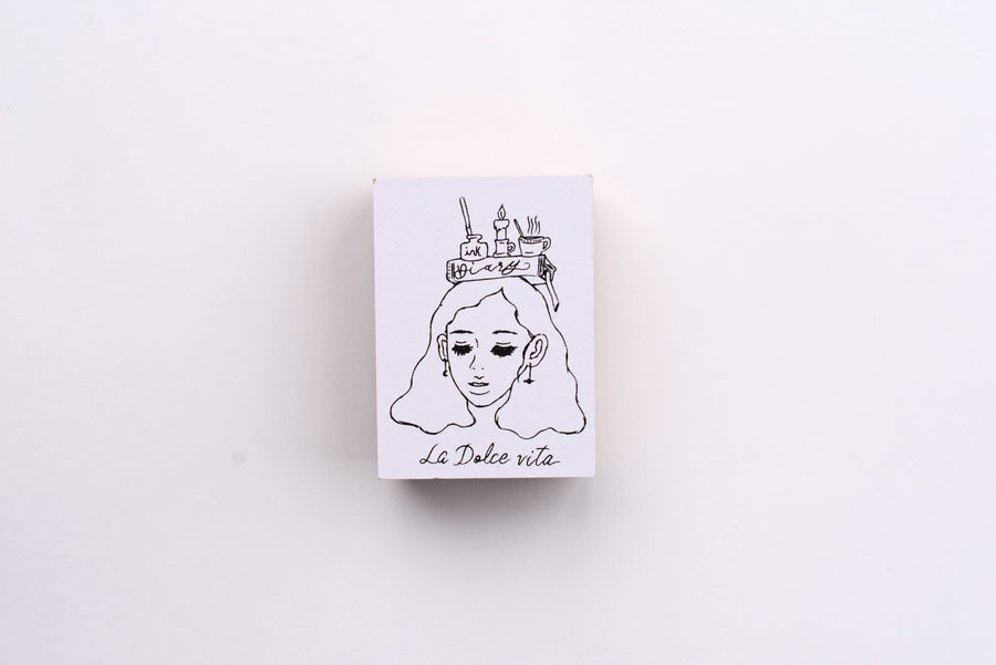 La Dolce Vita Rubber Stamp - 10th Anniversary Girl
