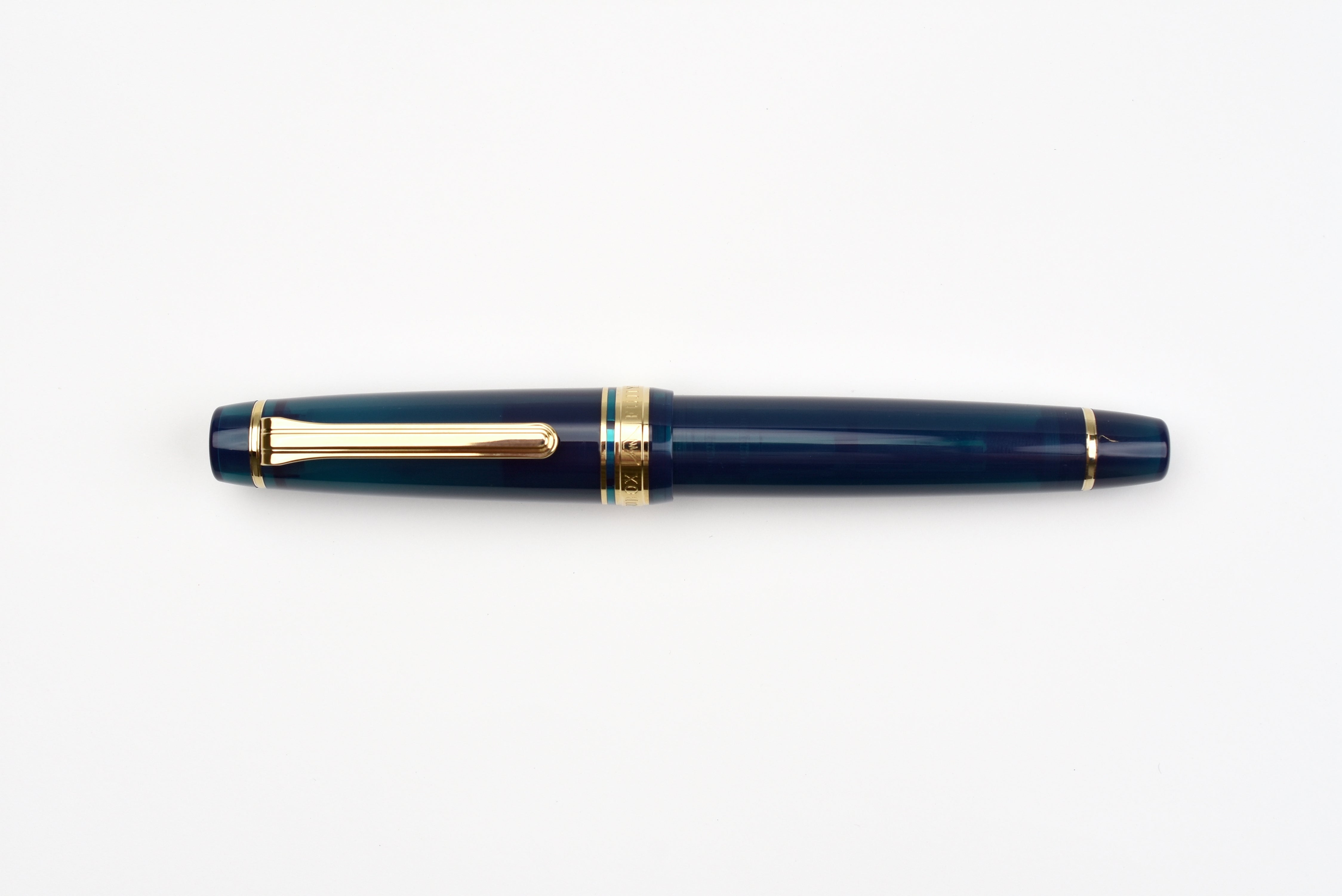 BUNGUBOX Original Oversized Fountain Pen - Fujiyama Blue
