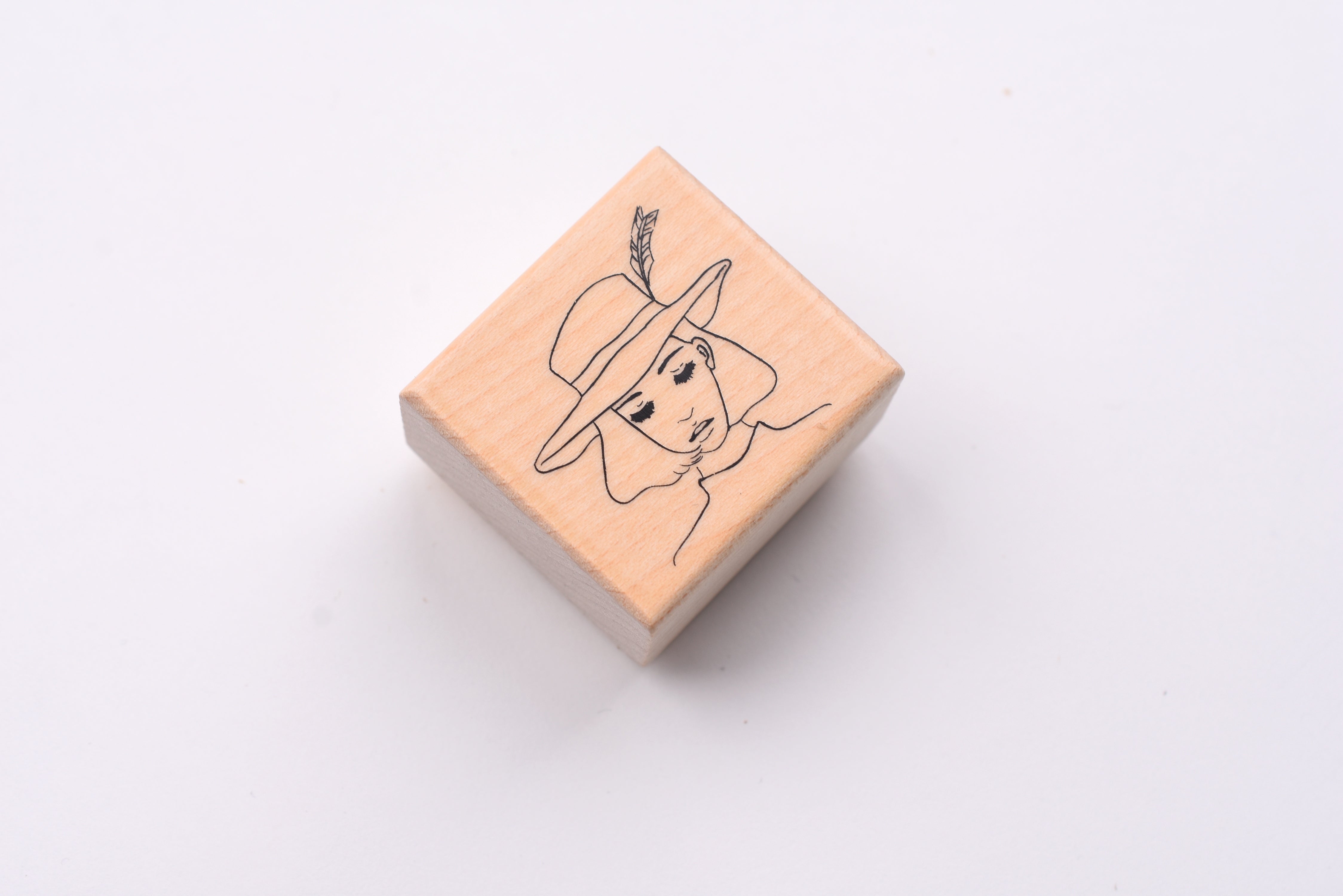 La Dolce Vita Rubber Stamp - Traveling Girl