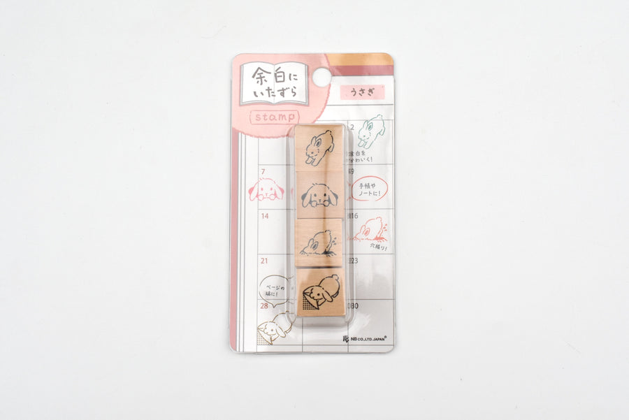 NB Wooden Stamps - Doodles in the Margins - Rabbit