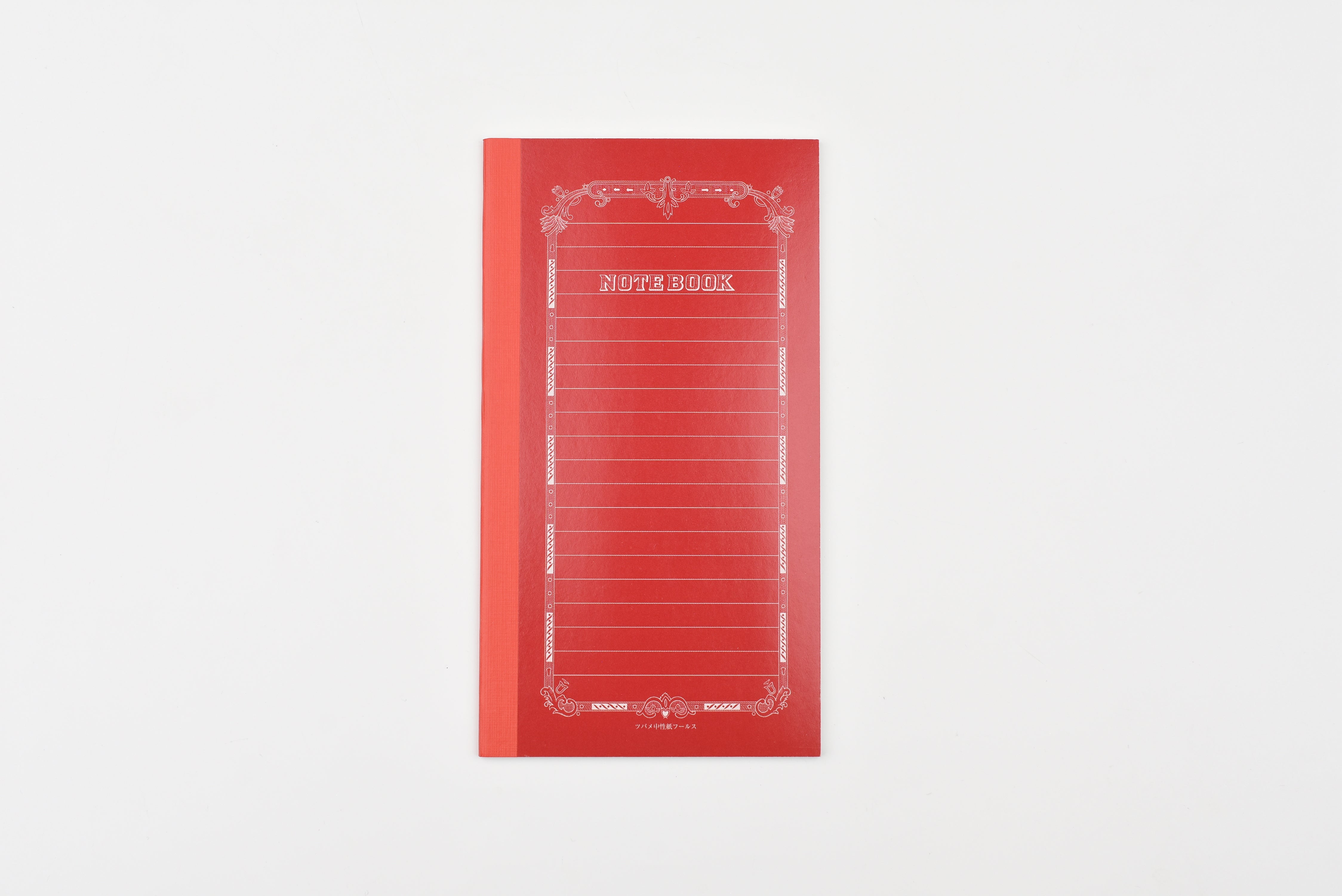 Kitera x Tsubame Notebook - Ruled - B6 Slim - Red