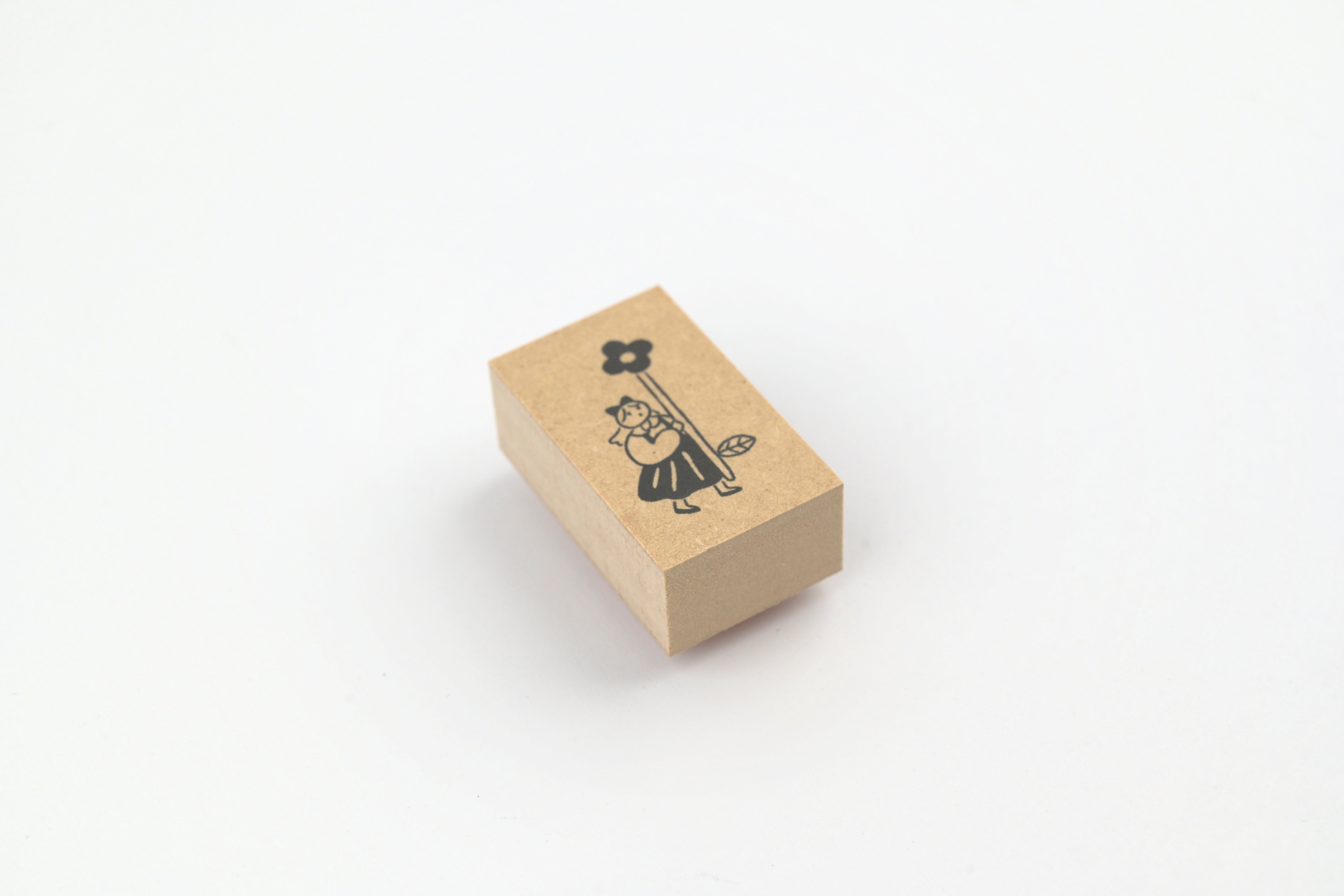 Stamp Marche Rubber Stamp - Labetomo - Girl Flag (Coming Soon)