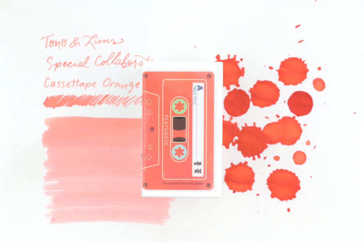 Tono & Lims Ink Bottle - Special Collaboration - Cassettape Orange - 30ml