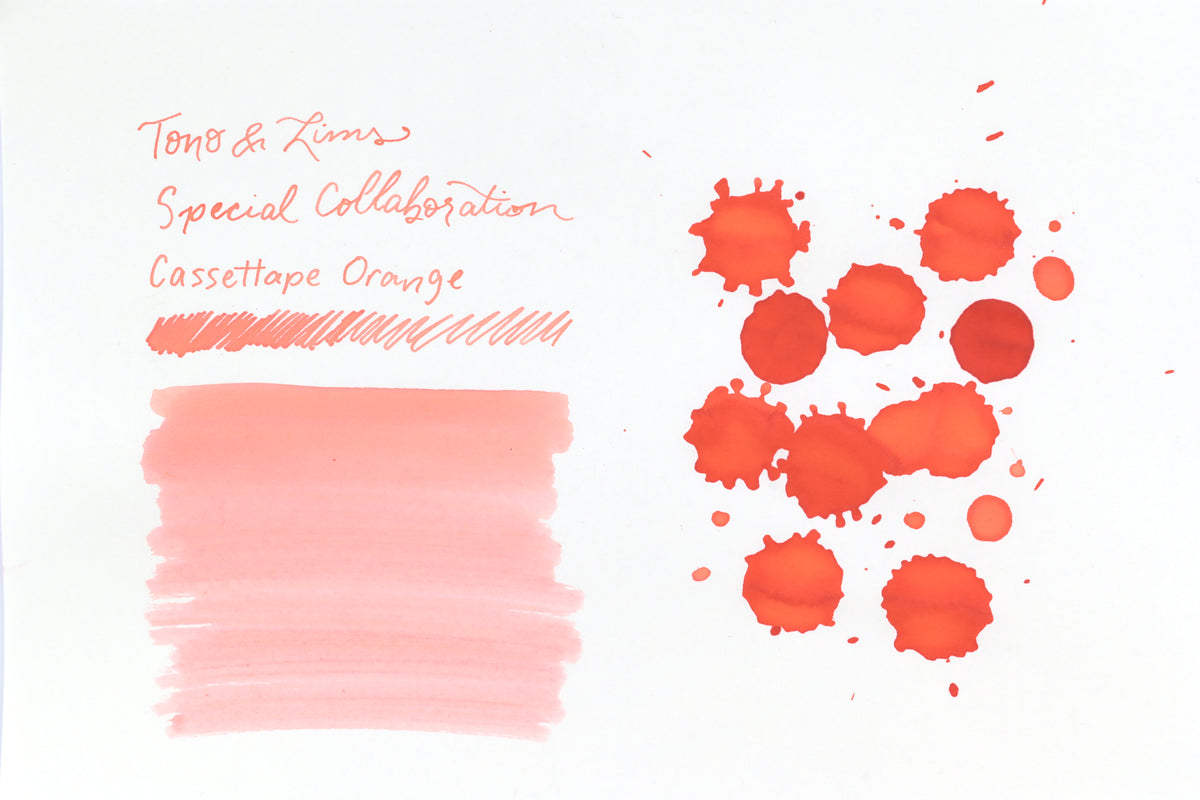 Tono & Lims Ink Bottle - Special Collaboration - Cassettape Orange - 30ml