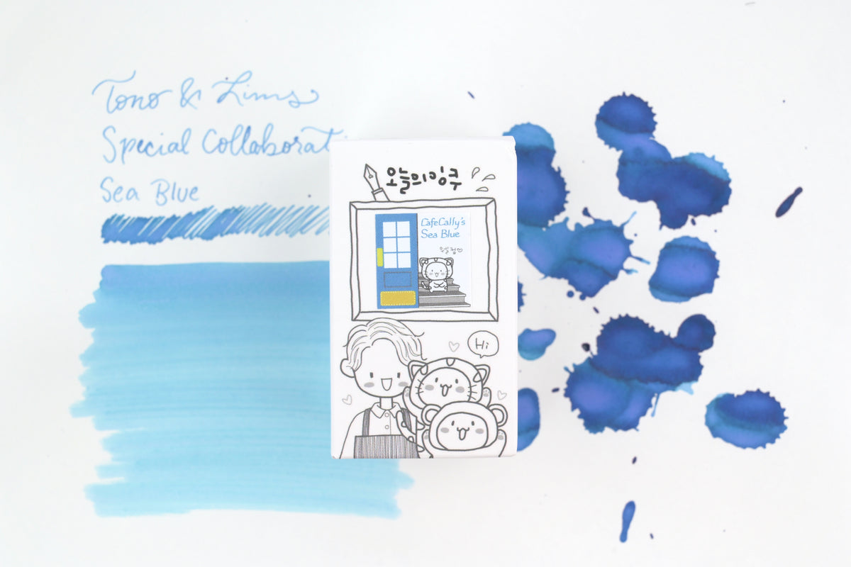 Tono & Lims Ink Bottle - Special Collaboration - Sea Blue - 30ml