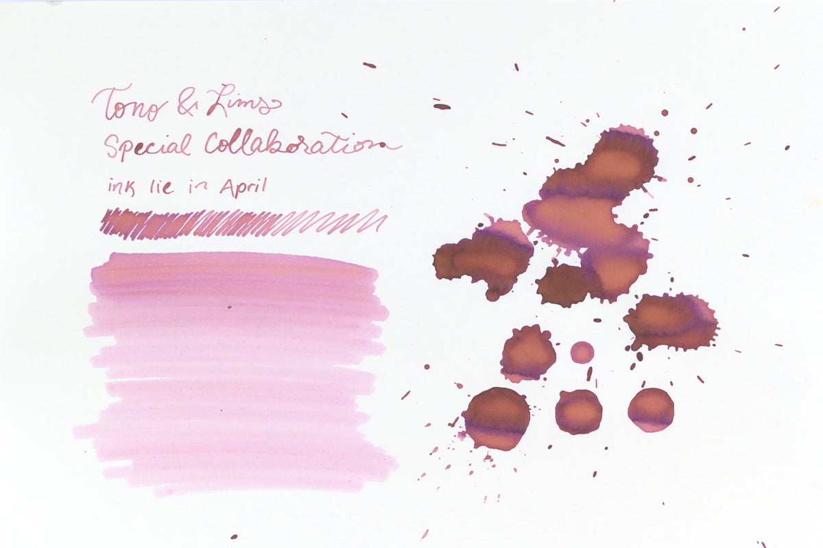 Tono & Lims Ink Bottle - Special Collaboration - 2025.04. 'ink lie in April' - 30ml