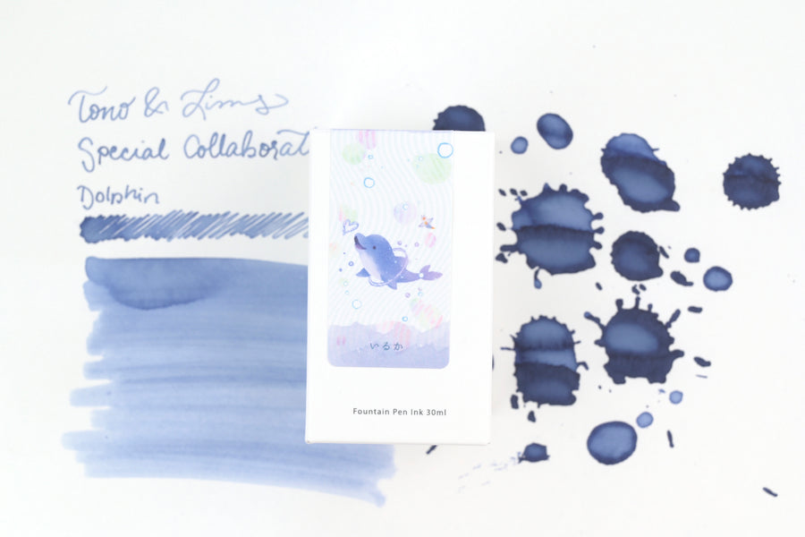 Tono & Lims Ink Bottle - Special Collaboration - Dolphin (いるか) - 30ml
