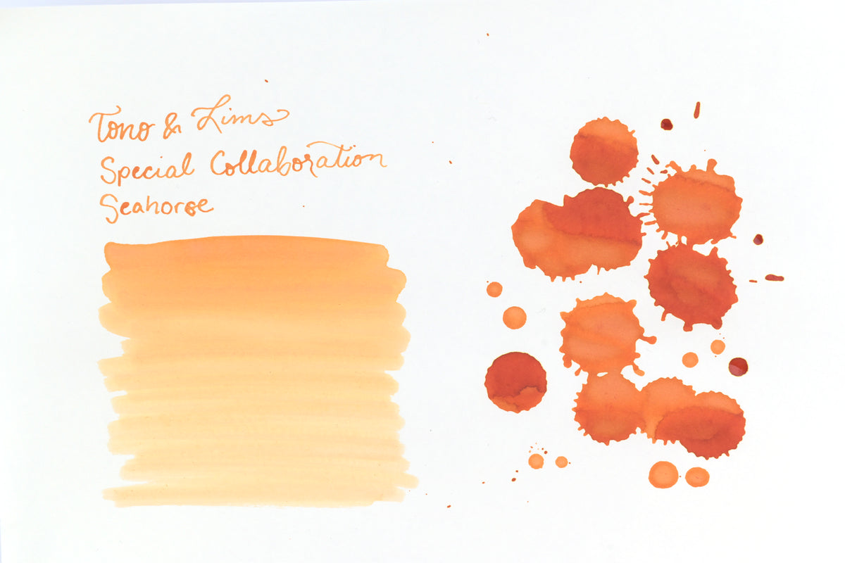 Tono & Lims Ink Bottle - Special Collaboration - Seahorse (たつのおとしご) - 30ml