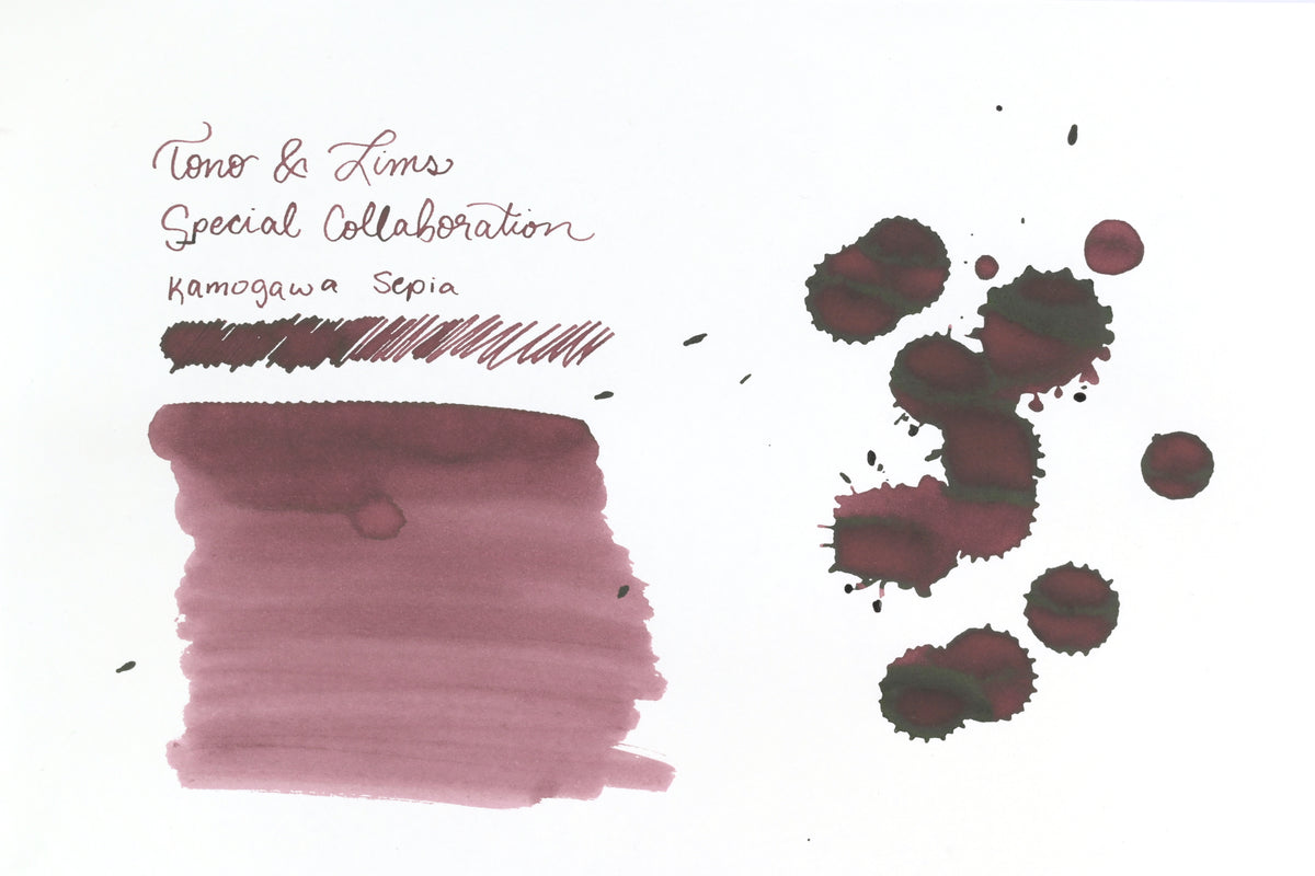 Tono & Lims Ink Bottle - Special Collaboration - Kamogawa Sepia - 30ml