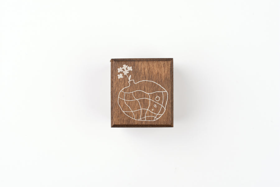 Some Sort of Fern Wooden Stamp - Flower Vase