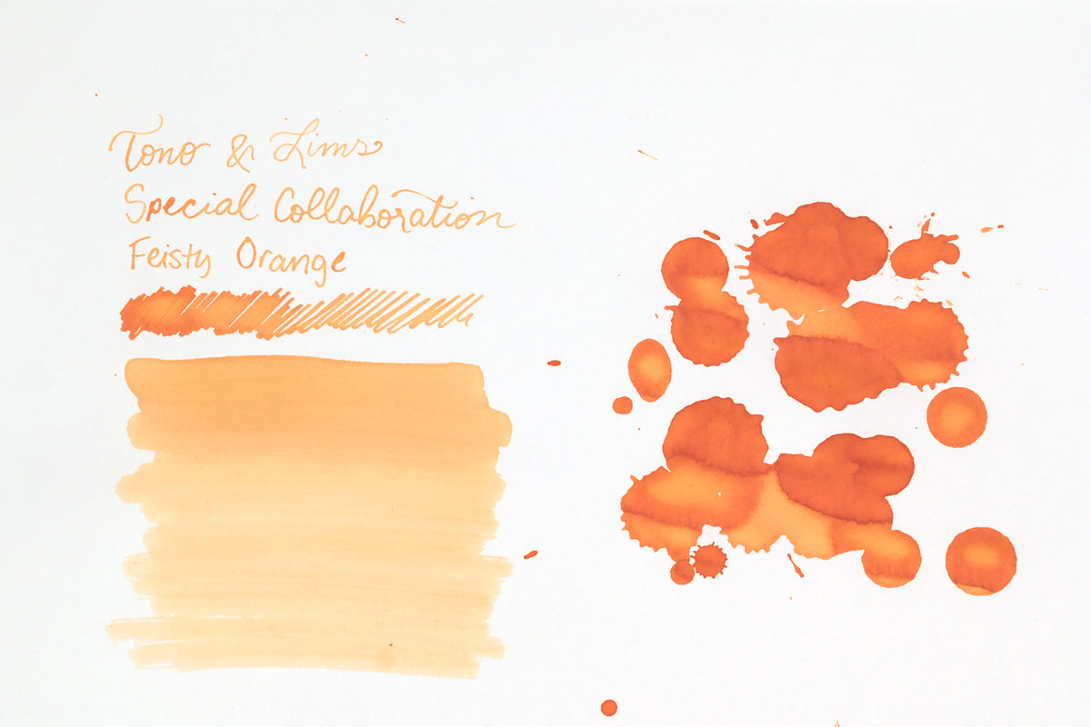 Tono & Lims Ink Bottle - Special Collaboration - Feisty Orange (おてんばなオレンジ) - 30ml