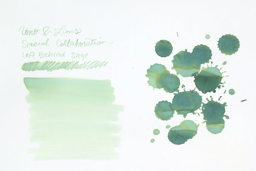 Tono & Lims Ink Bottle - Special Collaboration - Left-Behind Sage (おいてけぼりのセージ) - 30ml