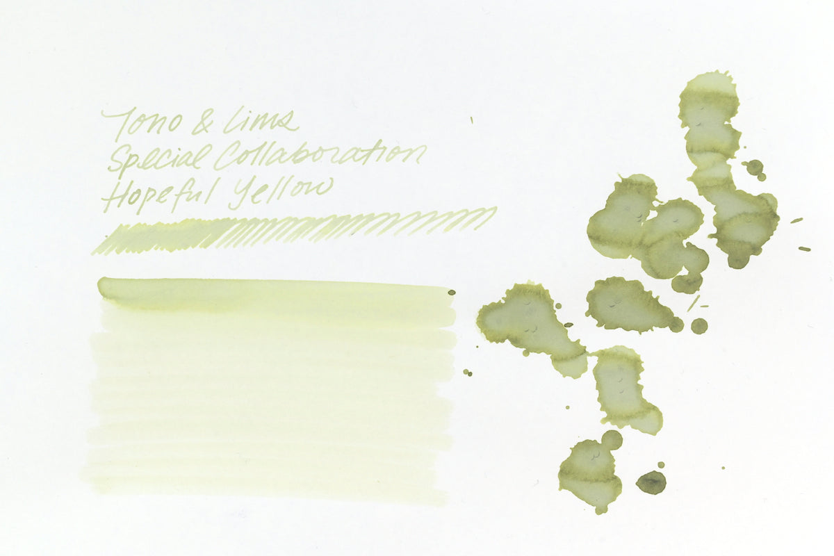 Tono & Lims Ink Bottle - Special Collaboration - Hopeful Yellow (きぼうのイエロー) - 30ml