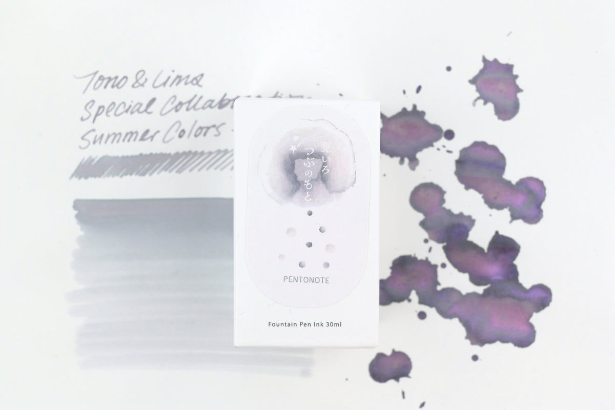 Tono & Lims Ink Bottle - Special Collaboration - Summer Colors – Gray (夏いろ　グレー) - 30ml