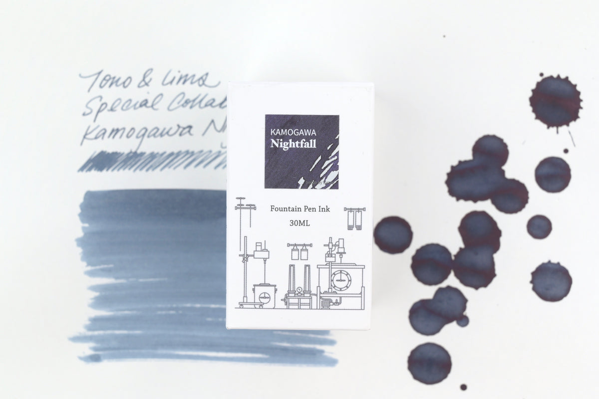 Tono & Lims Ink Bottle - Special Collaboration - Kamogawa Nightfall - 30ml