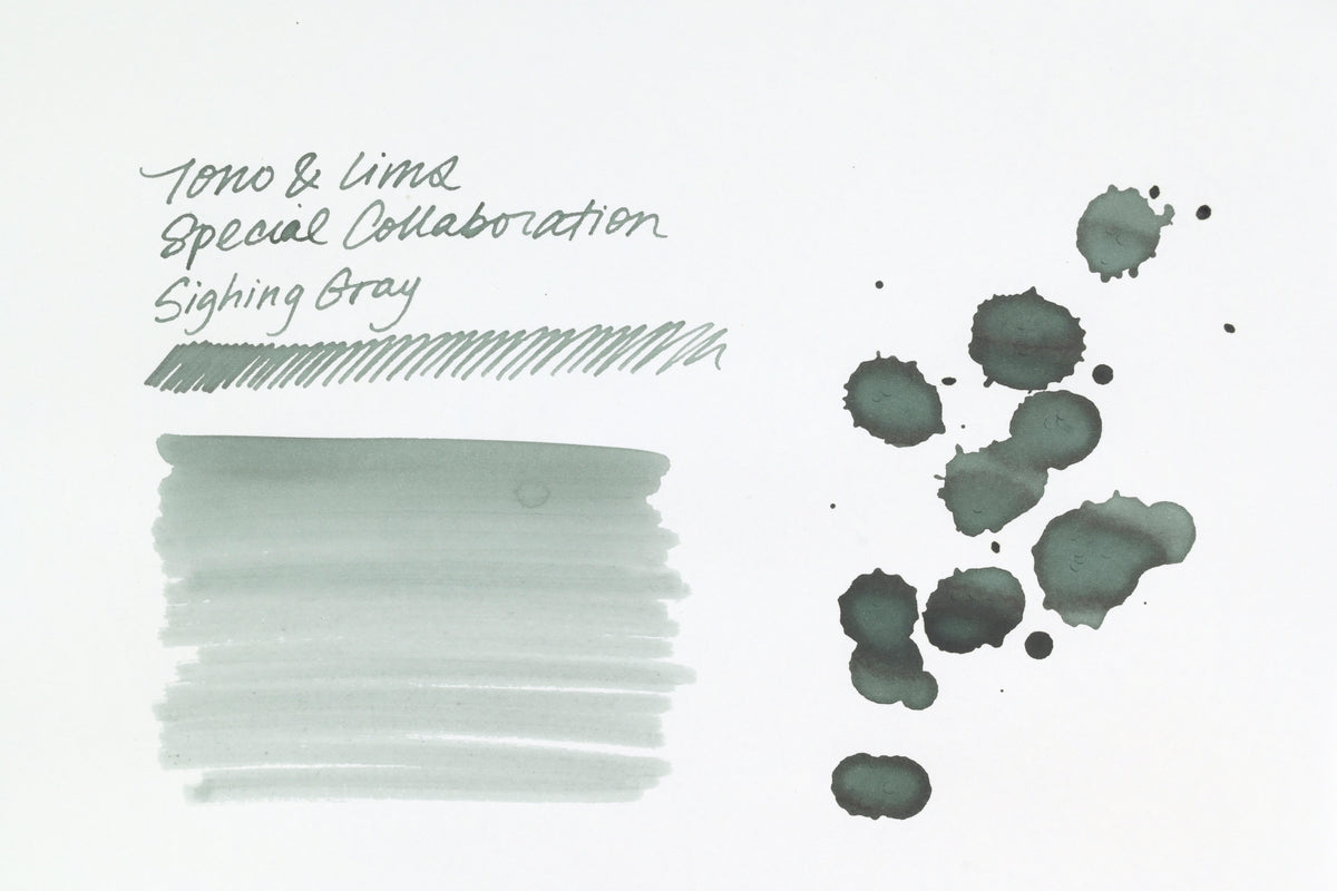 Tono & Lims Ink Bottle - Special Collaboration - Sighing Gray (ためいきのグレー) - 30ml