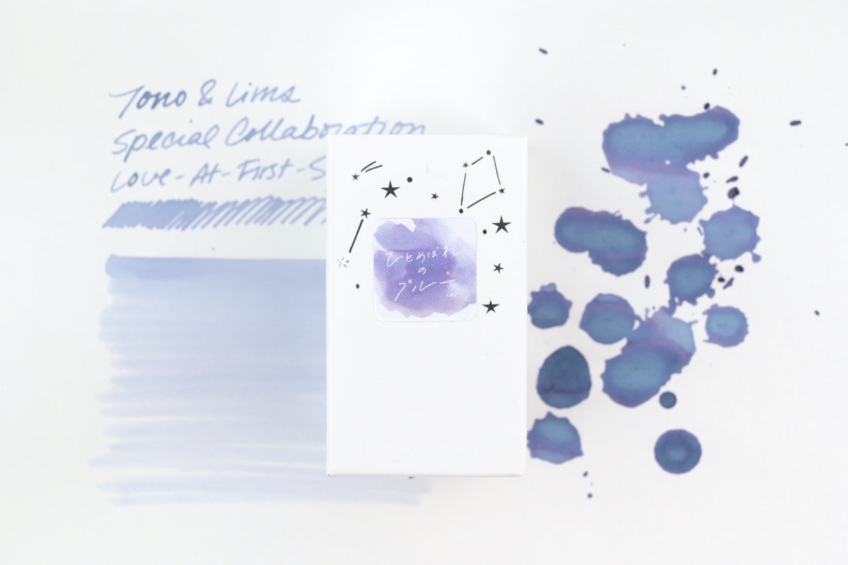 Tono & Lims Ink Bottle - Special Collaboration - Love-at-First-Sight Blue (ひとめぼれのブルー) - 30ml