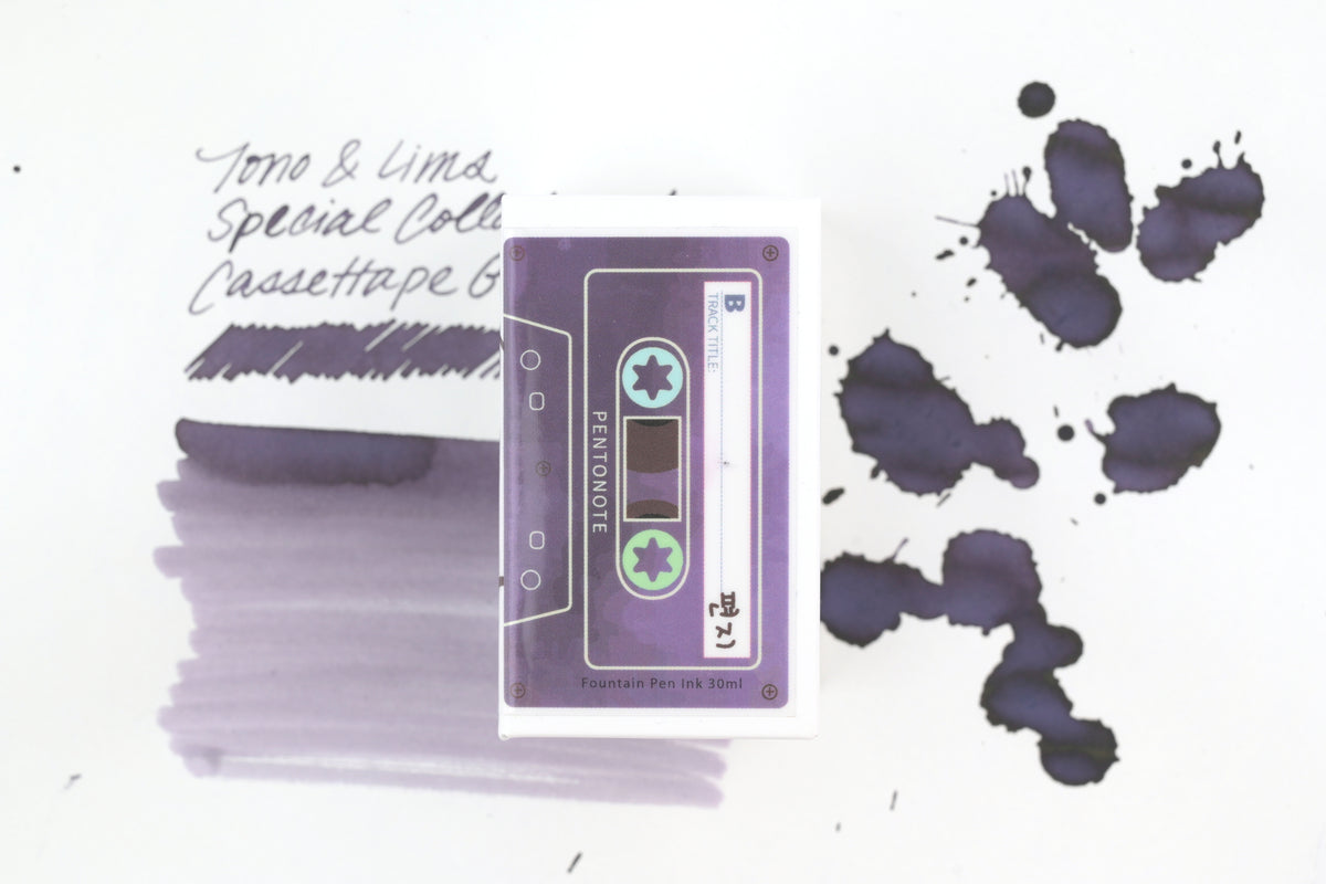 Tono & Lims Ink Bottle - Special Collaboration - Cassettape Gray - 30ml