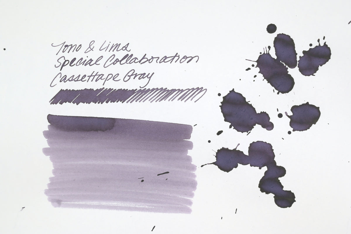 Tono & Lims Ink Bottle - Special Collaboration - Cassettape Gray - 30ml