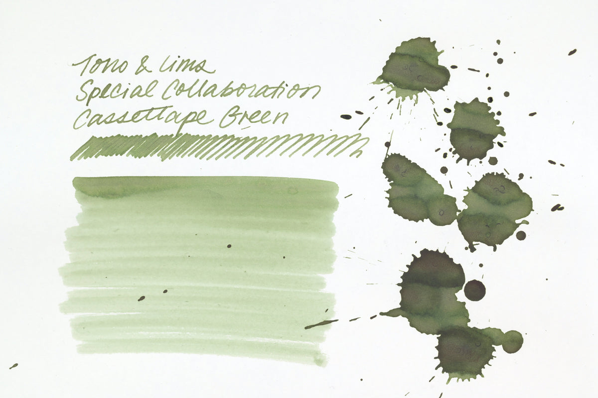 Tono & Lims Ink Bottle - Special Collaboration - Cassettape Green - 30ml