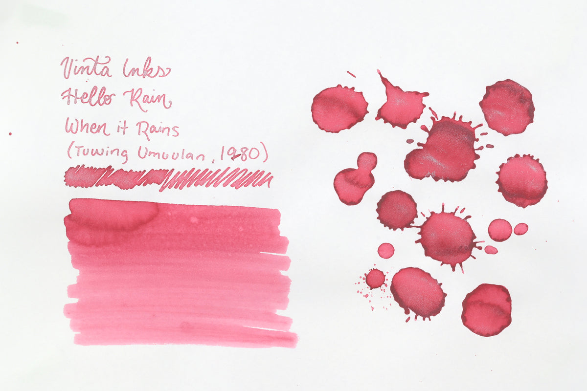 Vinta Inks - Hello Rain - When It Rains (Tuwing Umuulan 1980) - 30 mL