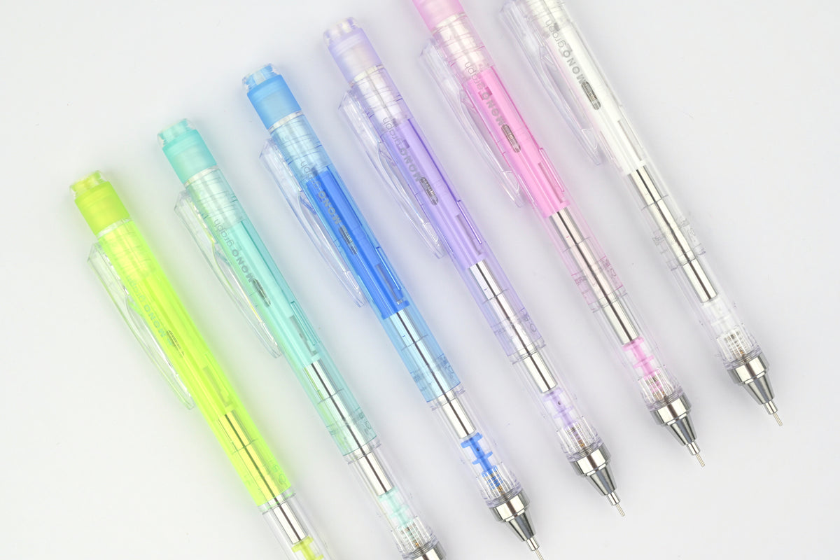 Tombow Mono Graph Shaker Mechanical Pencil - Clear Colors - 0.5mm