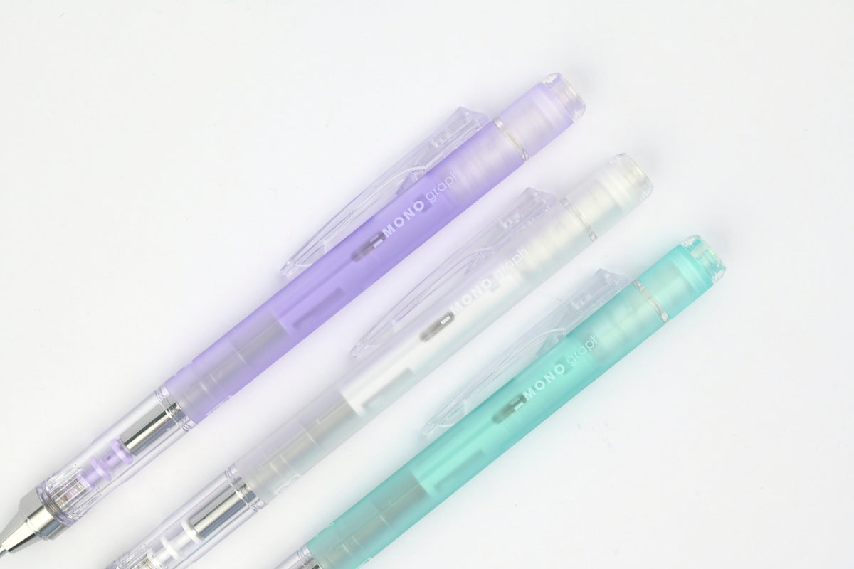 Tombow Mono Graph Shaker Mechanical Pencil - Clear Colors - 0.3mm