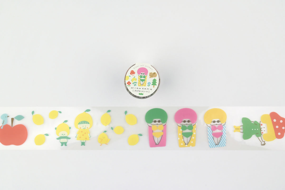 Item OSP x mizutama Clear Roll Stickers - Happy - 50mm